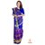 Vijaybhai Patolawala Purple  Blue with Figure Motifs Patola Saree - Single Weave