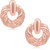 Sukkhi Delicate Rose Gold Plated Stud Earring Combo For Women
