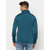 Glito Men Stripe Teal Blue Jacket-Track-Upper With Side Pocket