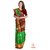 Vijaybhai Patolawala Green Zari Checks Patola saree - Single Weave