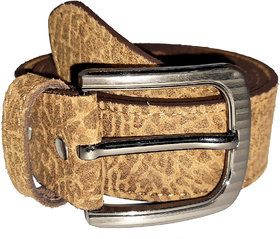Exotique Men's Brown Casual Leather Belt  (BM0002BR)