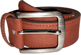 Exotique Men's Red Casual Leather Belt  (BM0006RD)