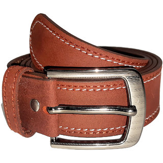                       Exotique Men's Red Casual Leather Belt  (BM0005RD)                                              
