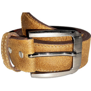                       Exotique Men's Tan Casual Leather Belt  (BM0116TN)                                              