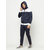 Glito Sports Men's Hooded Navy & White Super Poly Track Suit