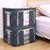 EXCLUSIVE 2021 Foldable Fabric Storage Box for Clothes - Stackable Container Organizer Set with Carrying Handles, 66 L