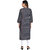 UBER CHIC Women's Blue Rayon Printed Straight Kurta