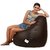 Home Berry XXXL Tear Drop Bean Bag Cover(Without Beans) (Brown)