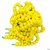 Plastic Marigold Flower Garlands 5 Ft Long for decoration wedding (Pack of 5)