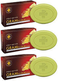 Sadguru Ayu rveda Gram Flour Soap 75gm Pack Of 3
