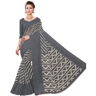                       SVB Saree Black Colour  Bandhani Printed Saree                                              