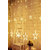 Generic AVN Elite B22 Warm White LED Curtain String Lights With Flashing/Blinking Modes (138 LED - 12 Star)