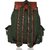 Earthy Fab Backpack for 16 Inches Laptop. Vintage Rugged Look. Canvas Leather Laptop Bag Olive Green.