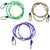 High Strength Stretchable Elastic Rope/Bungee Cord for Hanging Clothes, Tying Behind Bikes etc (Size 6 ft, 3pc)