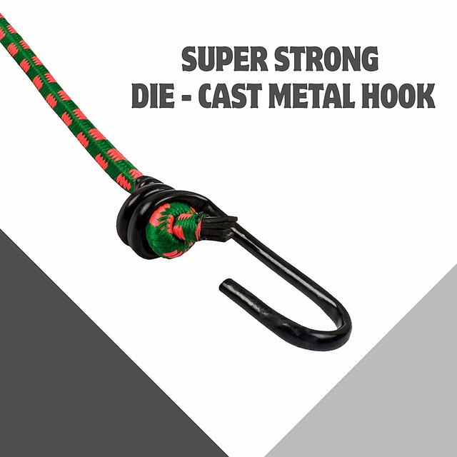 Buy Mystte 6 Feet Elastic Bungee Rope, Strechable Cord Cables, Luggage  Tying Rope with Hooks, Multicolor Pack of 3 Online In India At Discounted  Prices