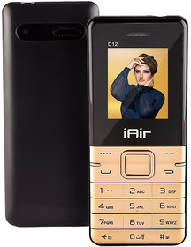 IAIR 2G Dual Sim 1.7 inch Display, 32 MB Storage, 0.8 MP Camera, VGA Video Recording, FM GSM Feature Phone D12 New