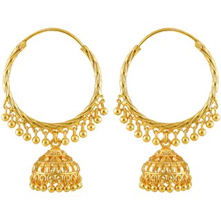 Vighnaharta Stylish Alloy Gold Plated Chandbali Earring, jhumki Earring Vighnaharta Stylish Alloy Gold Plated Chandbali Earring, jhumki Earring