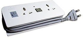 Polycab Smart Power Strip with 2 USB Charging Port