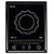 Bajaj Splendid 1200W Induction Cooktop with Pan sensor and Voltage Pro Technology Black