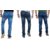 D-UPPS Men's Comfortable & Stylish Denim Jeans Combo Pack of 3