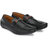 Evolite Black Loafers for Men