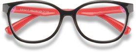 CHEERS Blue Light Glasses for Kids Boys Girls Teens Premium Computer Glasses Anti Eyestrain  (Age 3-15 Yrs, Black-Red)