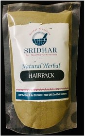 SRIDHAR Natural Herbal Hairpack Powder 400 Grams Pack of 04 (Pack of 04  X 100 Grams)