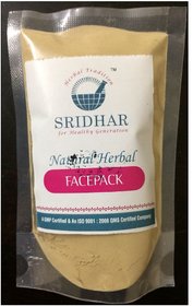SRIDHAR Natural Herbal Facepack Powder 400 Grams Pack of 04 (Pack of 04  X 100 Grams)