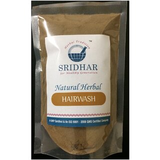SRIDHAR Natural Herbal Hairwash Powder 400 Grams (Pack of 04  X 100 Grams)