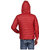 Kotty Men Solid Red Puffer Jacket With Hoodie