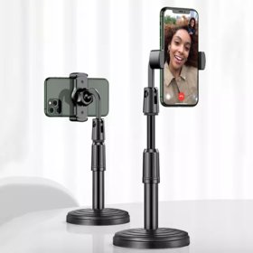 Mobile Phone Stand, Multi-Angle Adjustable Desk Mount Holder 360 Degree Rotate