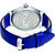 29K 9009 Round Blue Dial Leather Strap Partywear/Formal/Casual Boys Smart Analog Watch For Men