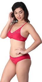 U-Light Aarti Bridal Bra  Panty Set  (Size Bust 28-30 IN  waist 28-30 IN)
