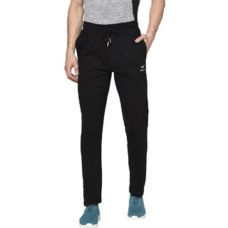 OAKMANS Men's Regular Fit  Solid Lowers Black Size 2XL