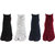 Bonjour Women's Woolen Ankle-Length Thumb Socks  -Pack Of 4