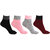 Bonjour Woolen Ankle-Length Multi-color Thumb Socks For Women -Pack Of 4