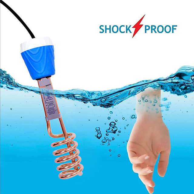 Buy Pure Watt ISI Mark Shock-Proof Water-Proof PWE007 Copper 2000 W  Immersion Water Heater Rod Online @ ₹699 from ShopClues