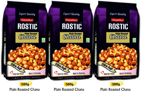 Natureplus Rostic Extra Soft Chana (Plain Rosted Flavor) 470gm (pacl of 3)