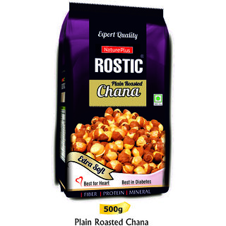 Buy Natureplus Rostic Extra Soft Chana (Plain Rosted Flavor) 470gm ...
