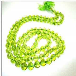 Jaipur Gemstone-natural Green Quartz Stone Mala 108 1 Beads Mala Lab Certif Jaipur Gemstone-natural Green Quartz Stone Mala 108 1 Beads Mala Lab Certif