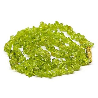                       JAIPUR GEMSTONE-Green Quartz Mala Crystal Stone Mala 108 Bead Jaap Mala                                              
