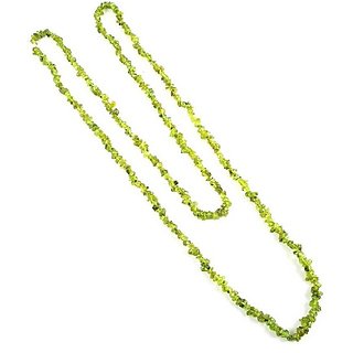                       JAIPUR GEMSTONE-Green Quartz Japa Mala Gemstone 108+1 Beads Mala for Wealth, Prosperity, Mental, Piece                                              