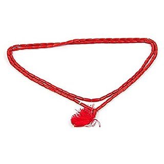 CEYLONMINE-Red Quartz Mala Natural Crystal Stone Beads Mala for Unisex CEYLONMINE-Red Quartz Mala Natural Crystal Stone Beads Mala for Unisex
