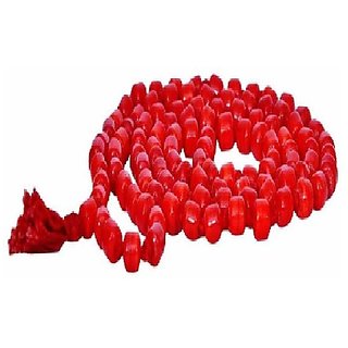                       CEYLONMINE-Red Quartz Gemstone Beads Mala for Men and Women                                              