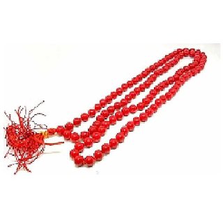 CEYLONMINE- Red Quartz Mala Natural Crystal Stone Bead Mala for Unisex CEYLONMINE- Red Quartz Mala Natural Crystal Stone Bead Mala for Unisex