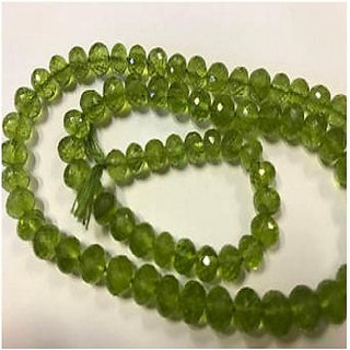                       CEYLONMINE-Natural Green Quartz Mala 108+1 Beads Japa Rosary Spiritual Mala                                              