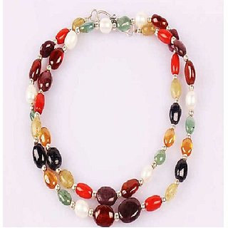 JAIPUR GEMSTONE-Malticolor Quartz Jap Mala 108 Beads for Meditation and Pooja JAIPUR GEMSTONE-Malticolor Quartz Jap Mala 108 Beads for Meditation and Pooja