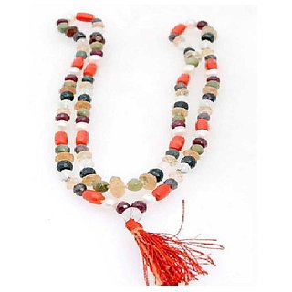 JAIPUR GEMSTONE-Natural Malticolor Quartz Mala Crystal Stone Faceted Cut 108 Beads Jap Mala JAIPUR GEMSTONE-Natural Malticolor Quartz Mala Crystal Stone Faceted Cut 108 Beads Jap Mala