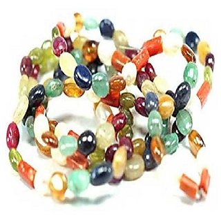 JAIPUR GEMSTONE-Malticolor Quartz Japa Mala Gemstone Positive Effect Vastu for Unisex JAIPUR GEMSTONE-Malticolor Quartz Japa Mala Gemstone Positive Effect Vastu for Unisex