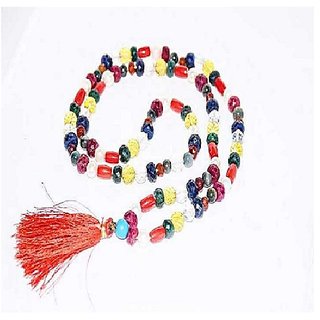 JAIPUR GEMSTONE-Malticolor Quartz Mala Natural Quartz Japa Mala with 108 Prayer Beads JAIPUR GEMSTONE-Malticolor Quartz Mala Natural Quartz Japa Mala with 108 Prayer Beads